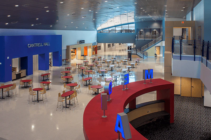 Manatee Technical College, Main Campus Building, School District of Manatee County, Fawley Bryant Architecture, The Beck Group, Acousti Engineering, Architectural Products, LLC, Education, Rockfon SpanAir, Hook-in, Hook-on, Mark Borosch Photography - Originally uploaded November 3, 2017 - PIM