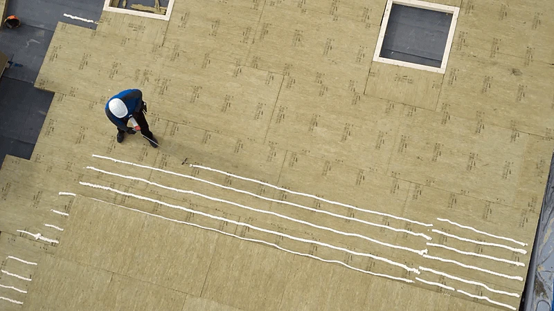 product, pim, flatroof, flat roof, fri, Rockpur Fix, Bitrock, insulation glue, bonded flatroof, germany, austria