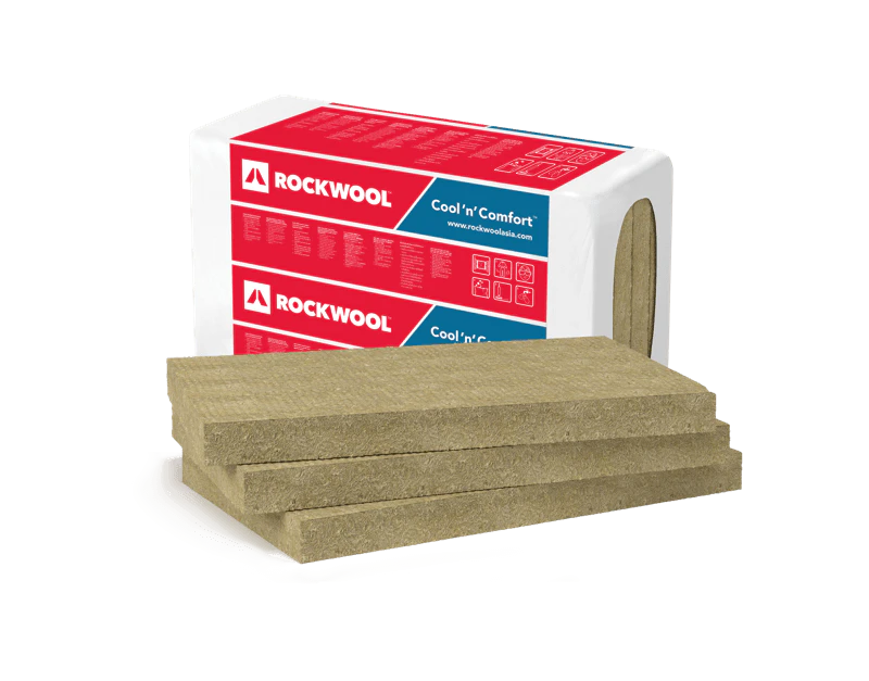 ROCKWOOL Cool ’n’ Comfort series is designed for single or double skin metal roof, with or without skylight, to satisfy U-value requirements in order to achieve the desired roof thermal transmittance value (RTTV). It is also available with a radiant barrier facing to suit the requirements of all types of roofs in commercial and industrial buildings. Cool ’n’ Comfort is highly effective in reducing solar heat gain through the roof for non air-conditioned buildings; and where air-conditions are used, Cool ’n’ Comfort helps to save energy and reduce energy costs. The unique properties of Cool ’n’ Comfort contribute to make an energy efficient, environmentally sustainable and fire safe roofing system, thereby creating a cool, comfortable and safe indoor environment.