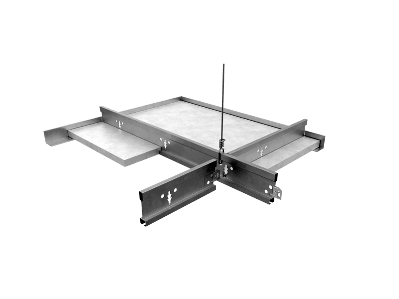 NA, Grid Assembly Rendering, Suspension Systems, 4500 Ultraline Grid Assembly, 9/16"