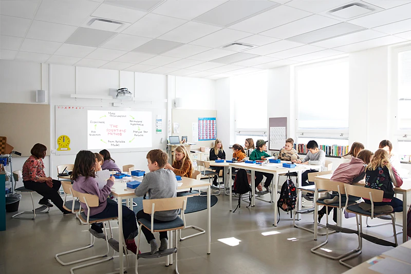 NA, Origin Classroom, Education, Rendered Ceiling