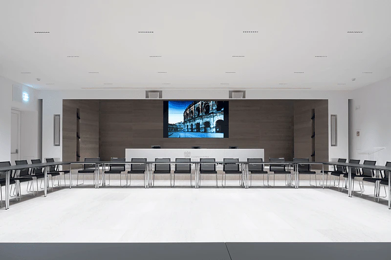 IT, Verona, Sede Confindustira Verona, Confindustria Verona, Office, Rockfon Mono Acoustic, TE edge, 1200x1200, white