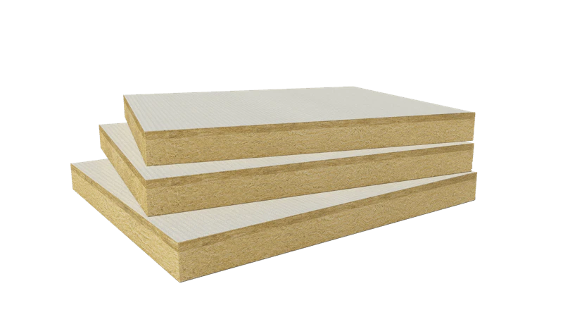 Rockfleece B Energy White glass fleece coated slab. Flat roof insulation, FRI Hardrock Multifix Hardrock 1000 Multifix Durock NRJ Multifix Durock Multifix