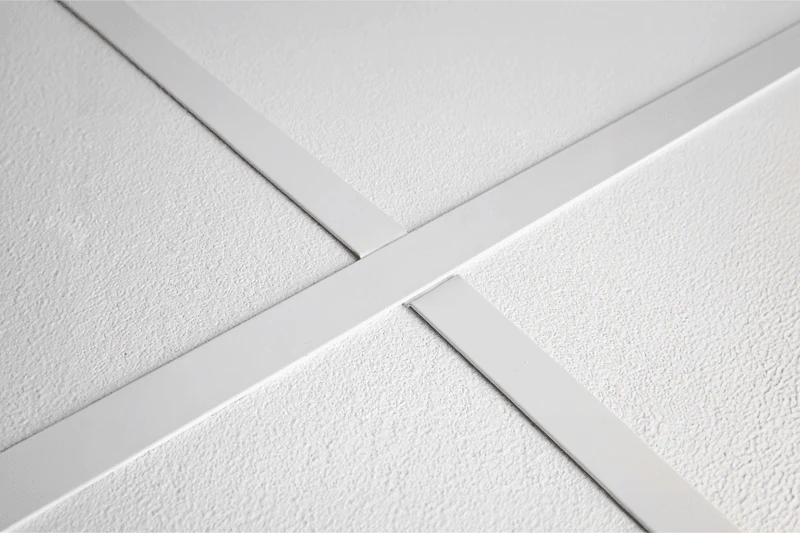NA, Surface of Tile and Grid, Stone Wool Ceilings, Sonar SQ, Suspension Grid, Chicago Metallic 15/16" Face Grid