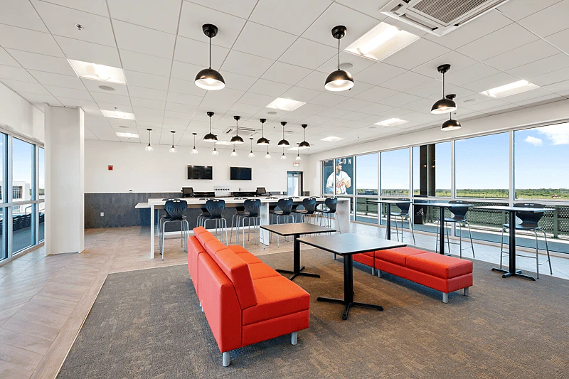 NA, Atlanta Braves CoolToday Park, Artic SLN (E-Edge) 2x2, 4000 Tempra 9/16", Large Stadium Suite, Leisure, Fawley Bryant Architecture
