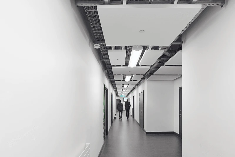 UK, Caldicot School, Building Design Partnership, School, Rockfon Eclipse Islands, 1160x1660, 1160x380, white