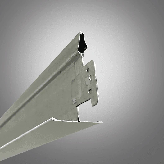 NA, Grid End Tab, Tile Side View, Suspension System, 260 Aluminum Cap Grid End Tab, 15/16"