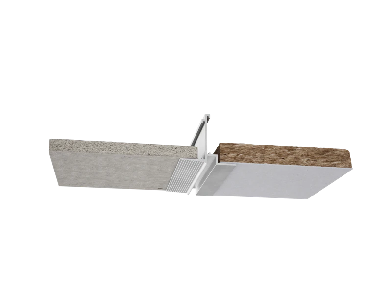 Drywall grid to acoustical ceiling transitions