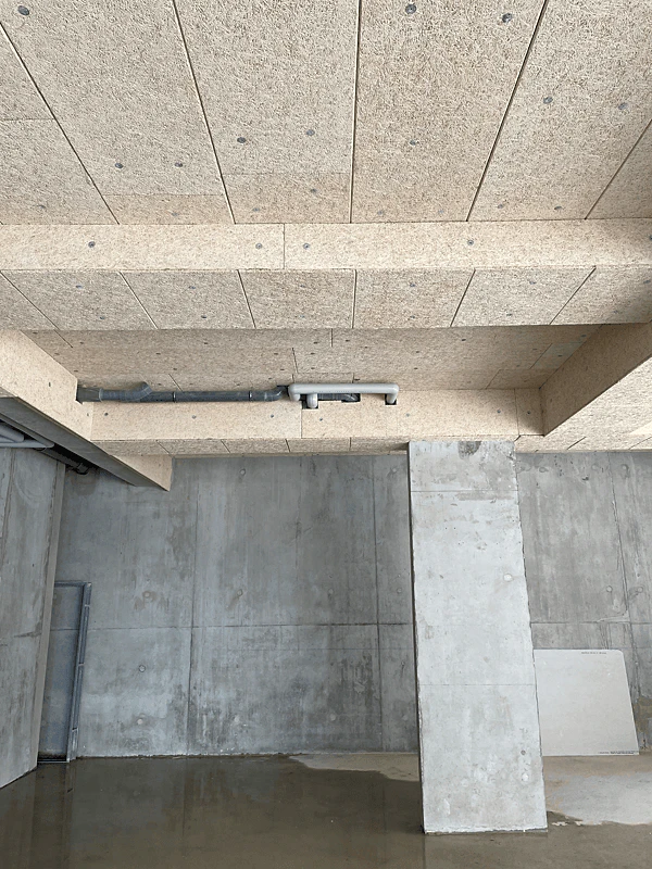 Rockfeu Wood A2 RsD chantier référence plafonds - Noisy le Sec 2022