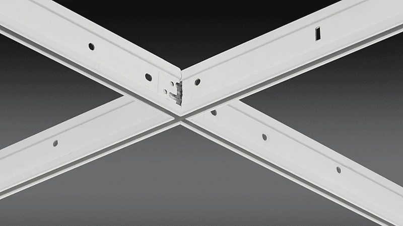 RFN-NA, Bolt Slot ¼” Reveal, grid, suspension system, 4500 ultraline, chicago metallic
