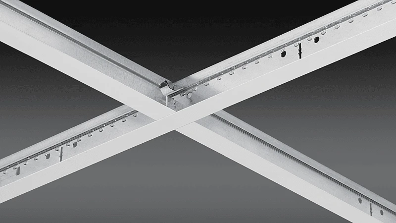 RFN-NA, 15/16”, Hook Fire-Rated grid, suspension system, 260 aluminum cap, 1830 aluminum cap, 250 fire rated grid, chicago metallic