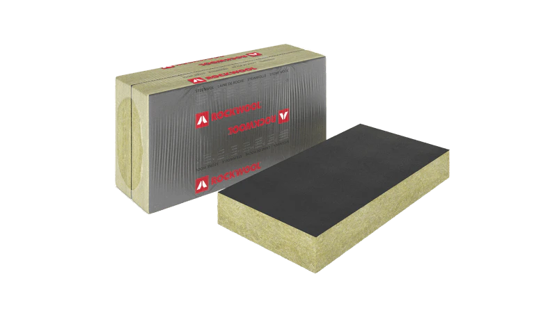 Rockvent Base black packshot, Product, GBI, ventilated facades, insulation, slab, stonewool, package, packshot