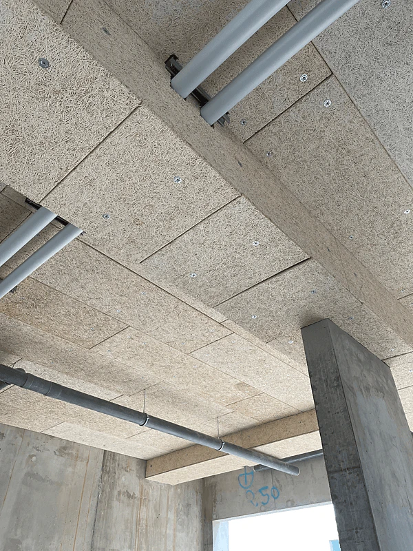Rockfeu Wood RsD chantier référence plafonds - Noisy le Sec 2022