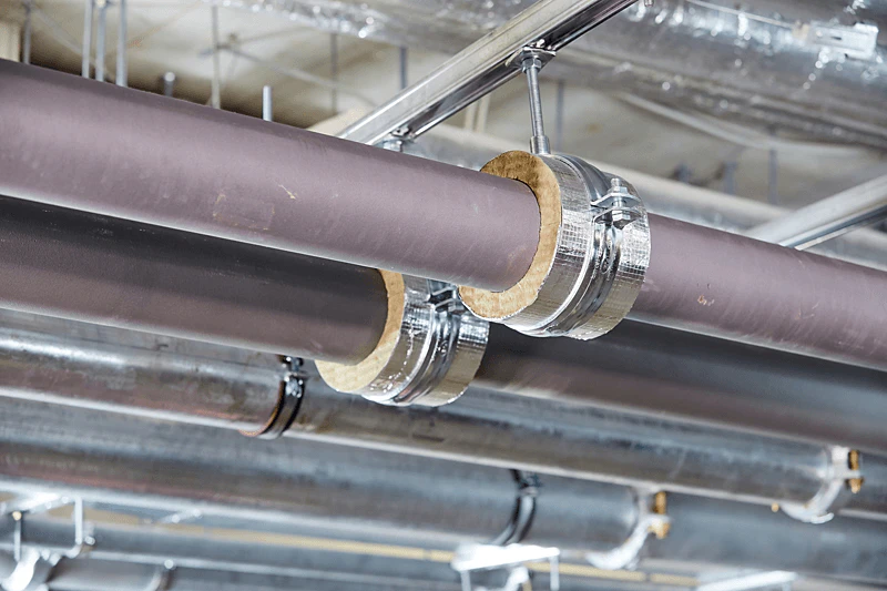 Product installation, TECLIT, Pipe sections, Hangers, Technical insulation