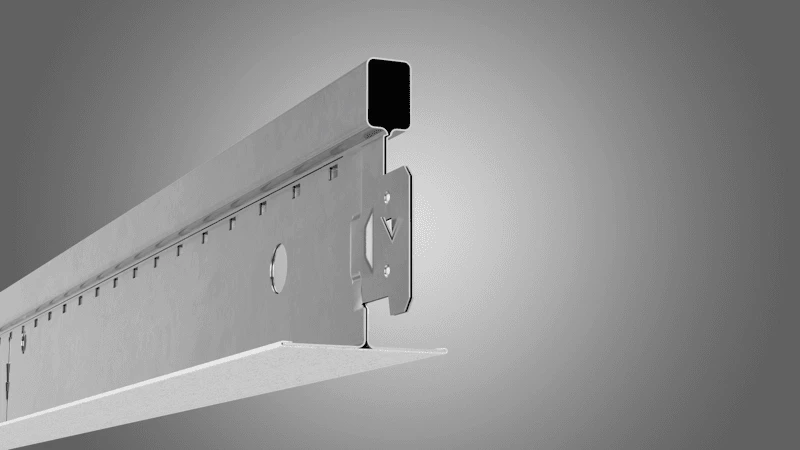 NA, Grid End Tab, Tile Side View, Suspension System, 200/250 Hook Grid End Tab, 15/16"