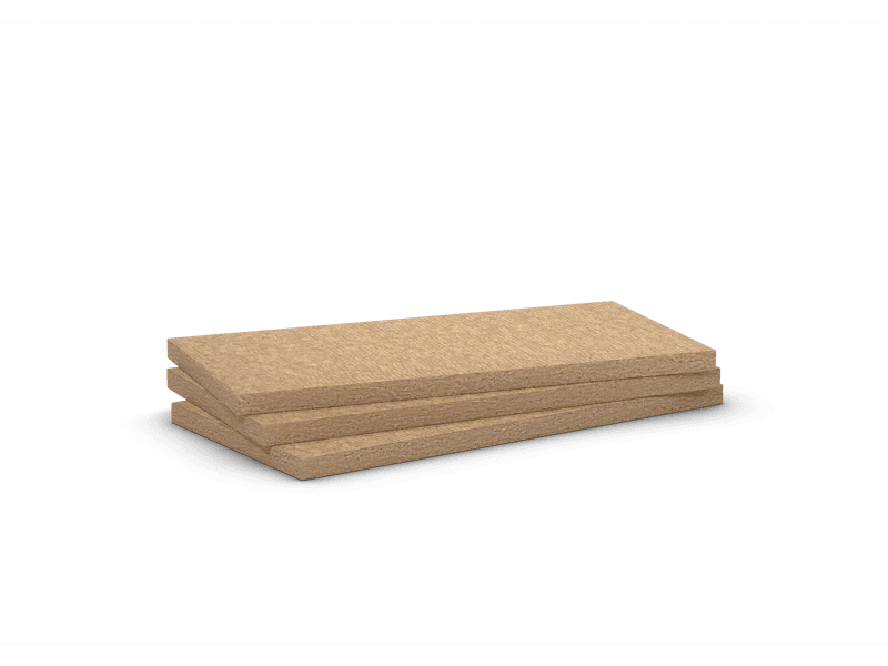 Mono density, high density stone wool slab. Products: Rockfeu-E-520, Panel 755
