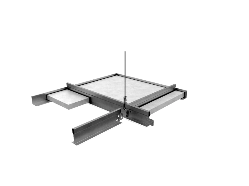 NA, Grid Assembly Rendering, Suspension Systems, 1200 Grid Assembly, 15/16"