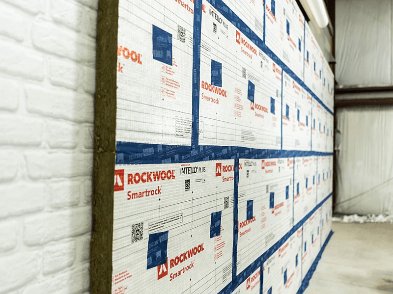 Smartrock installation shoot Full wall image - side shot