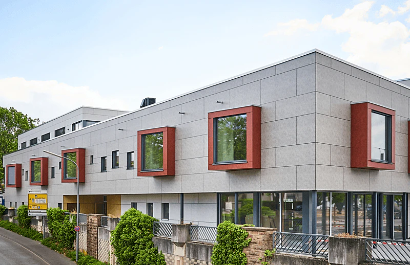 Rockpanel Stones Case Study Wittlich Rockpanel Stones Mineral Silver Stones Mineral Chalk Stones Mineral Limestone Stones Mineral Rust