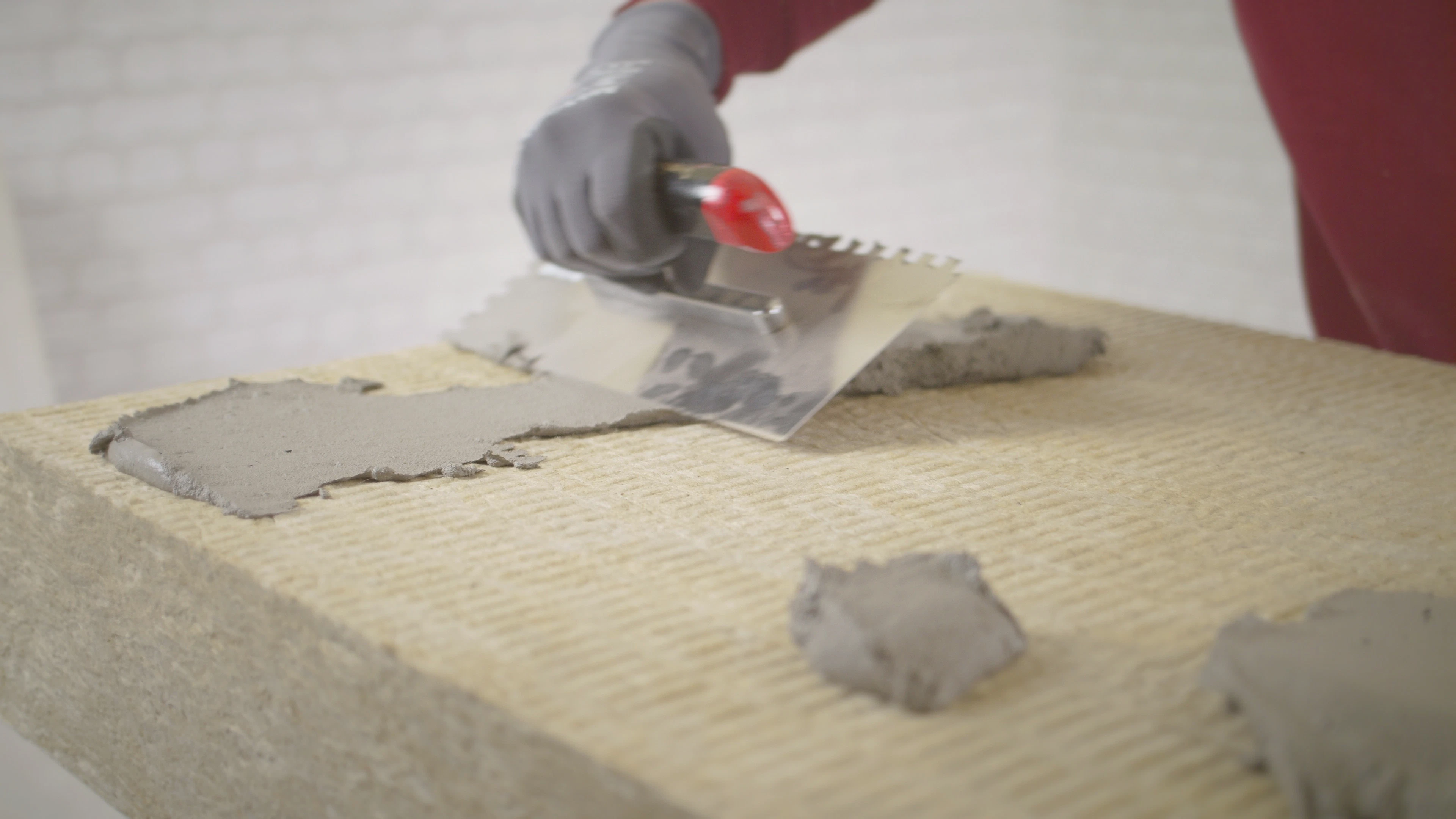 product, ceiling, cellar ceiling, basement ceiling, installer, installation, Planarock Top, Mörtelkleber, germany
