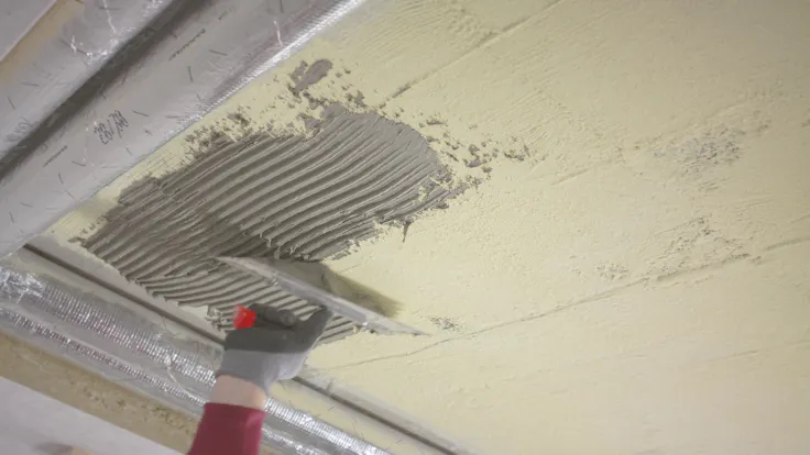cellar, basement, cellar ceiling, basement ceiling, pipes, pipe insulation, installation, planarock top, germany