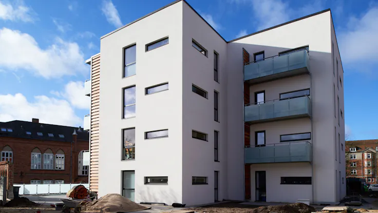 Reference cases, Denmark, Søren Møllers Gades Skole, apartments, facade