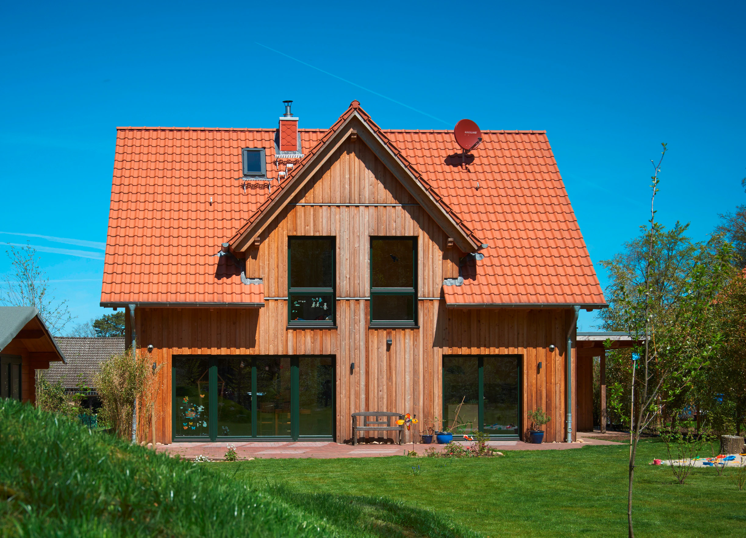 presse, press, single family house, nichtbrennbar, dämmsysteme, holzbau, haus, germany