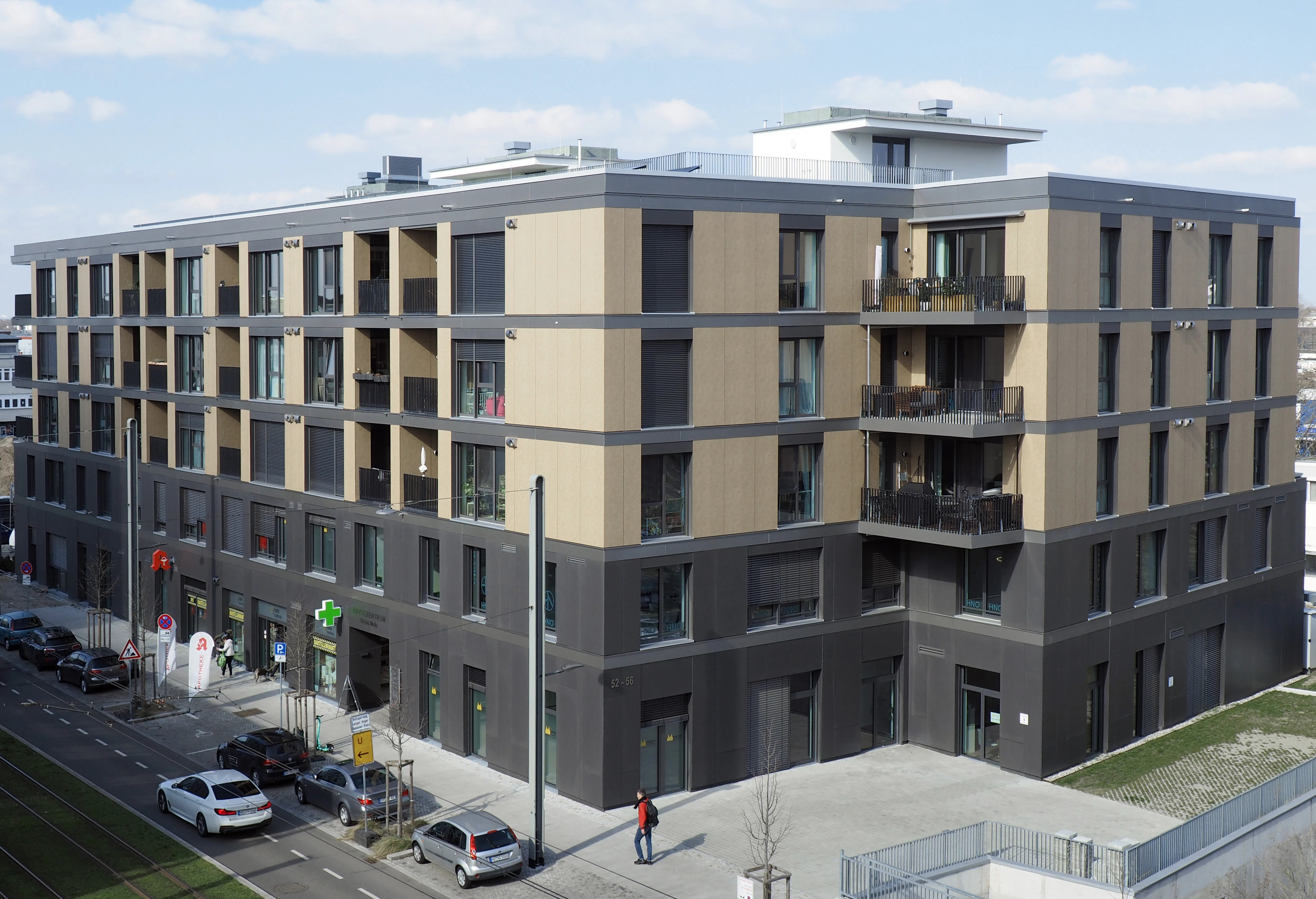 Rockpanel Case Study
Rockpanel Stones Mineral Limestone
Grune Meile
New Build
Germany