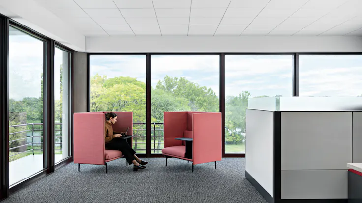 NA, Ace Hardware Corporate Headquarters, Office, CBRE Design Collective, Artic, Stone Wool Ceilings, Chicago Metallic 4600 Ultraline, Suspension Grid