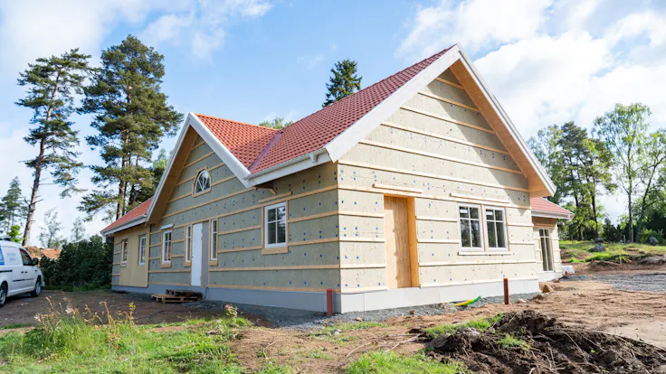 Västkustskivan installation single family house