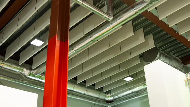 Building construction photo series of the Acoustic Lab, Hedehusene Denmark.