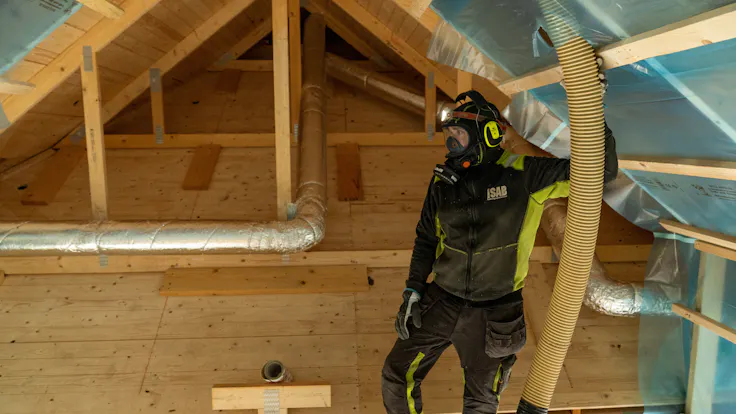 Granulate Pro plus installation insulation