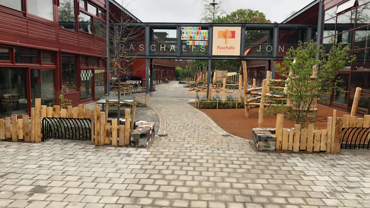 rockflow water management den haag paschalis school before after buffer infiltration project