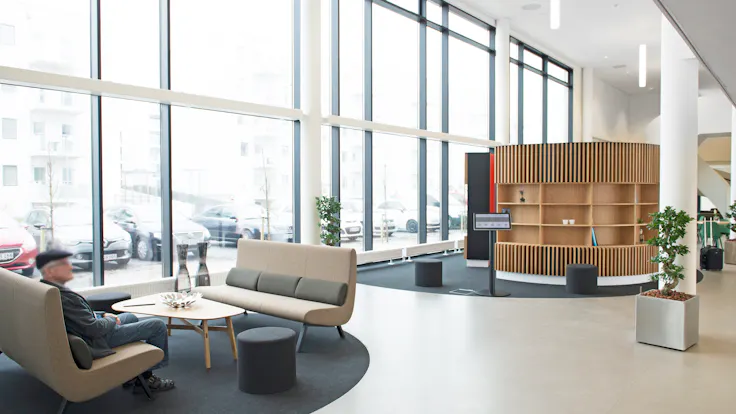 Fremtidens Plejehjem, Denmark, Nørresundby, 2500 m2, Nørkær+Poulsen og Østergaard Arkitekter, Svend Christensen, Sonar, X-edge, 600 x 600 x 22, White