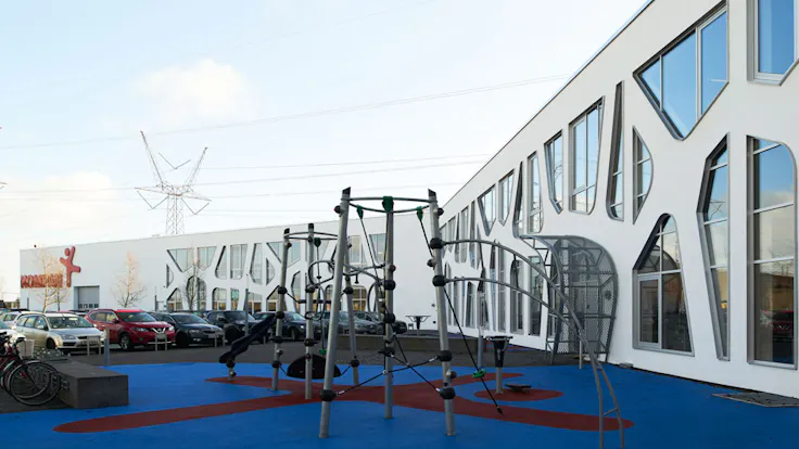 Reference case, Denmark, Odense, KOMPAN A/S, office, FACADELAMEL ENERGY
