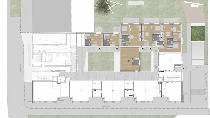 reference, anton-melzer-straße 10 innsbruck, am10 innsbruck, fixrock, ventilated facade, vhf, plan, scheme, innsbruck, austria