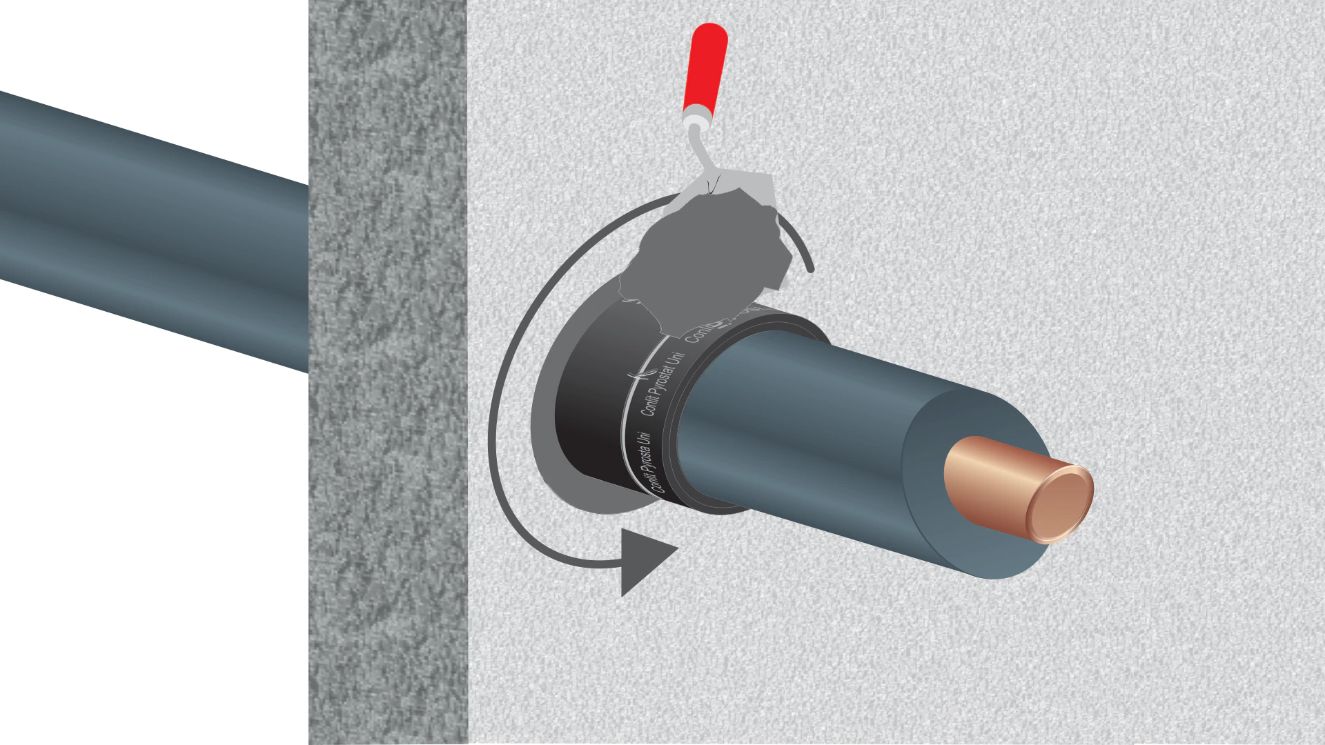 illustration, hvac, conlit pyrostat uni, germany, steps