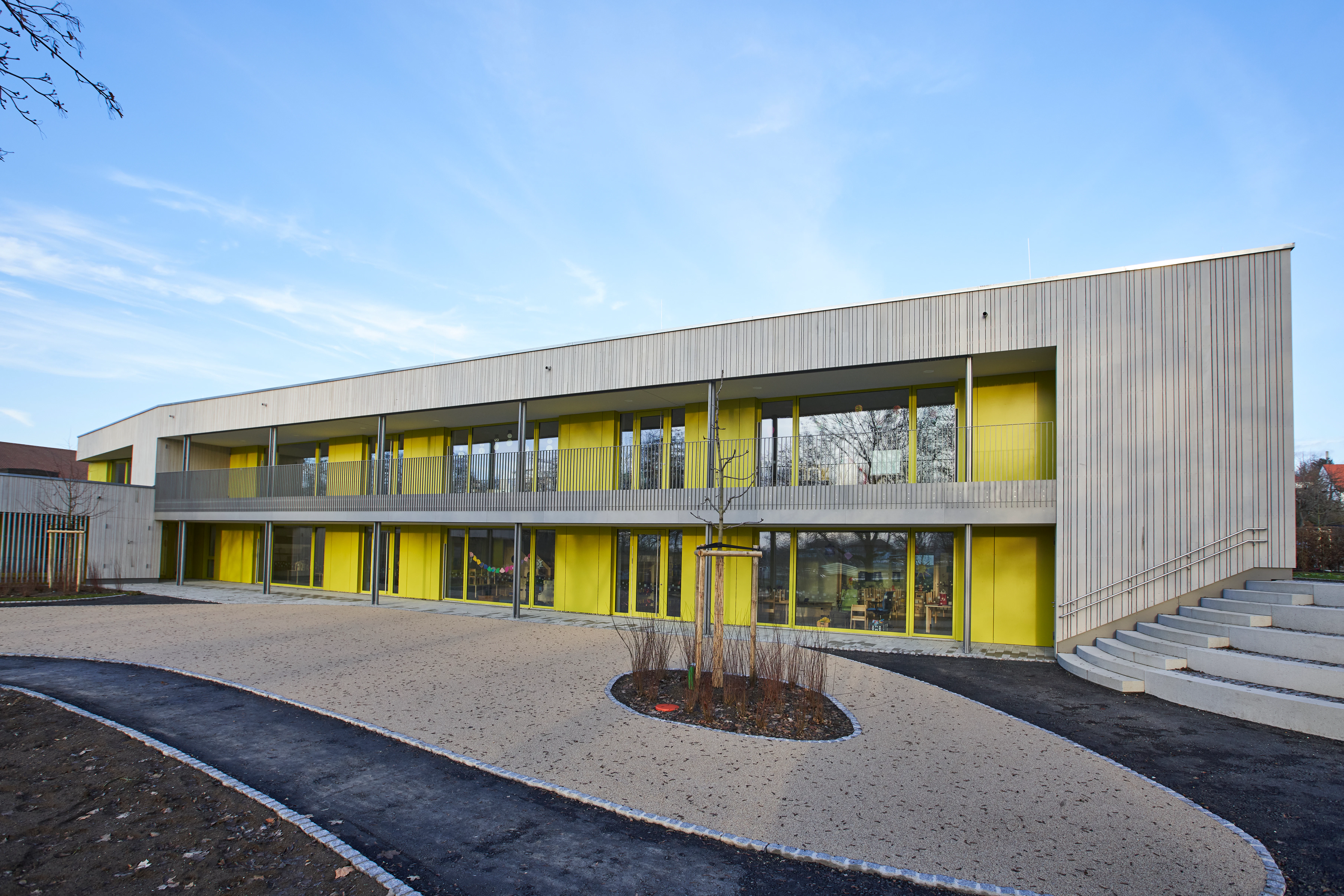 Rockpanel Case Study
Memmelsdorf Kita
Rockpanel Colours RAL 7039 & RAL 095 70 70