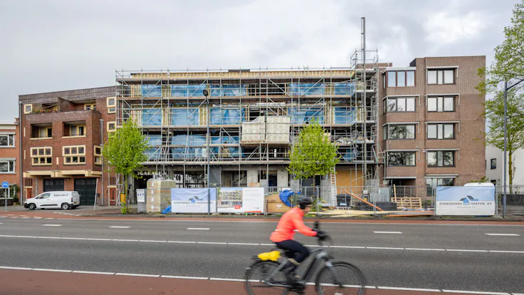 Project building on top of excising building Den Bosch The Netherlands