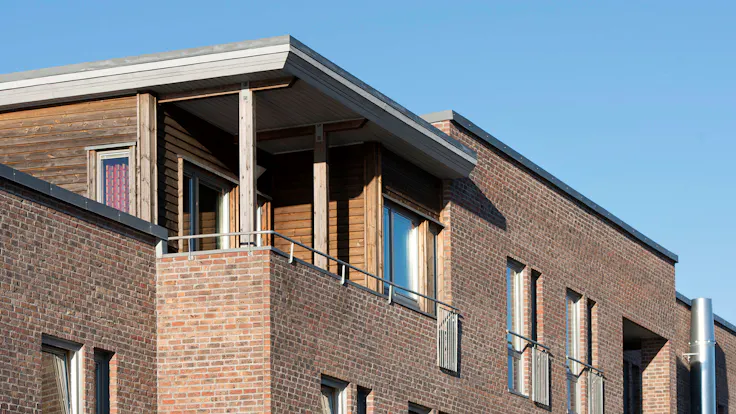 Reference case, Norway, Drøbak, Ullerud Helsebygg, massive wood, REDAir FLEX, facade, nursing home