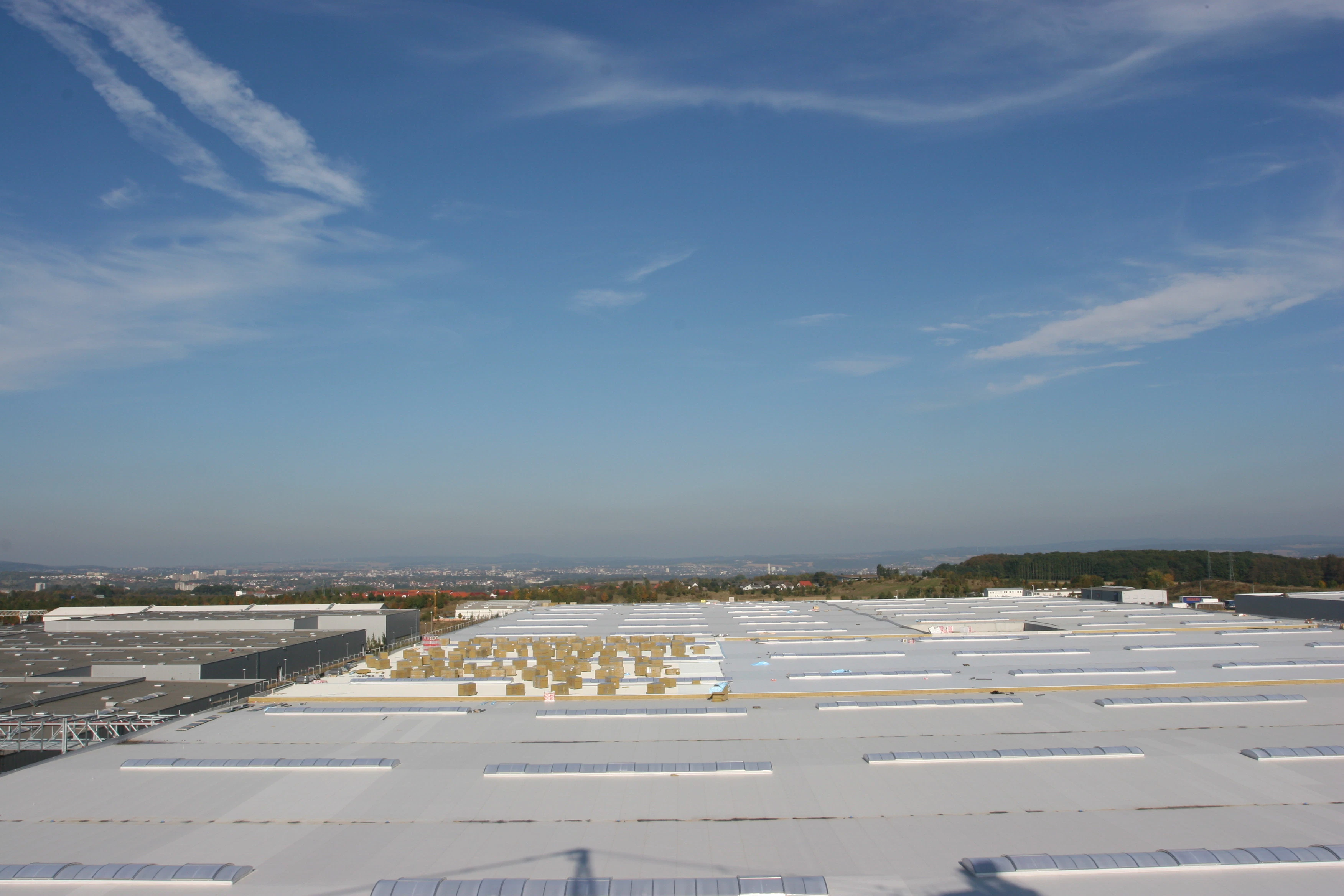 flatroof, flat roof, bonded flat roof, germany