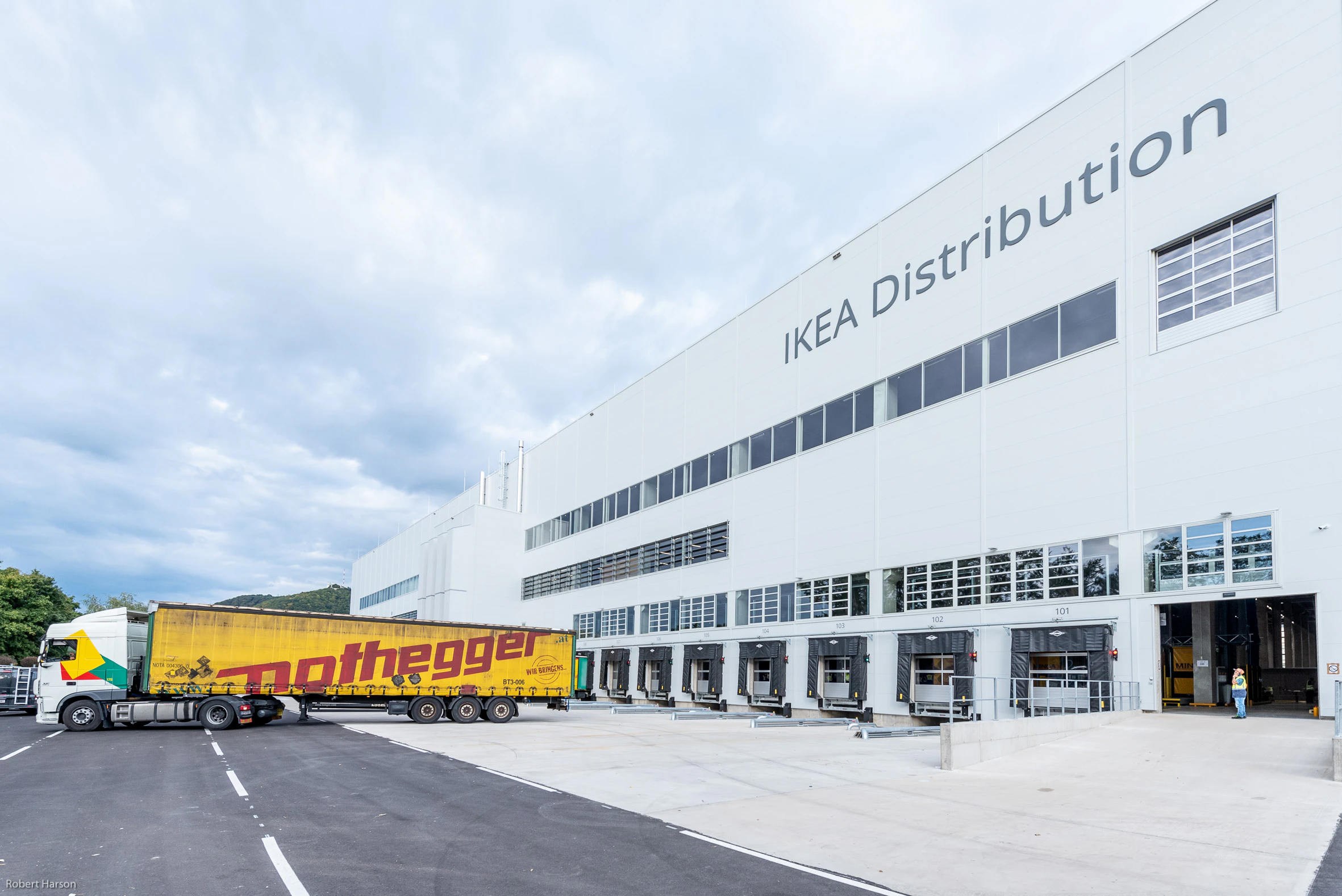 reference, ikea, distribution center, ikea cdc, flat roof, strebersdorf, austria