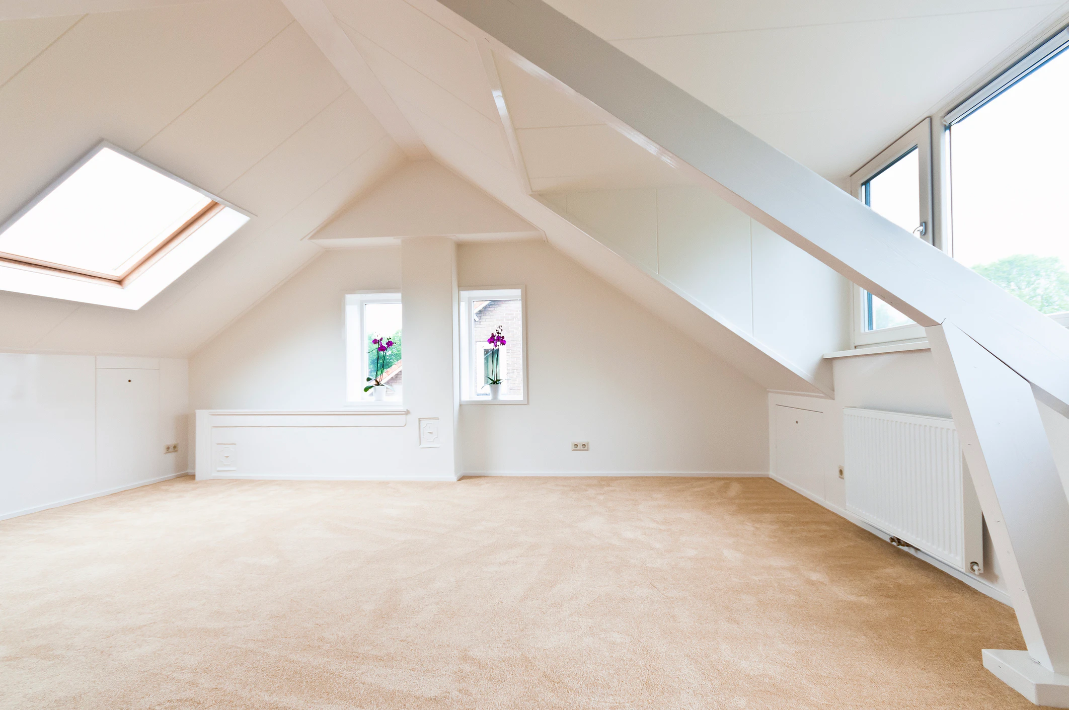pitched roof, attic, renovation, insulation