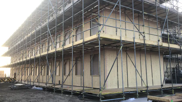 referenceproject migrantencampus, waalwijk, migrantencampus waalwijk, nieuwbouwproject migrantencampus, wonen voor arbeidsmigranten, housing for migrant workers, nieuwbouwproject in waalwijk, referenceproject, campus voor arbeidsmigranten, campus for migrant workers, nieuwe complex in waalwijk, new construction project in waalwijk, gevel, facade, rockvent base black, netherlands, nl, rw-bnl