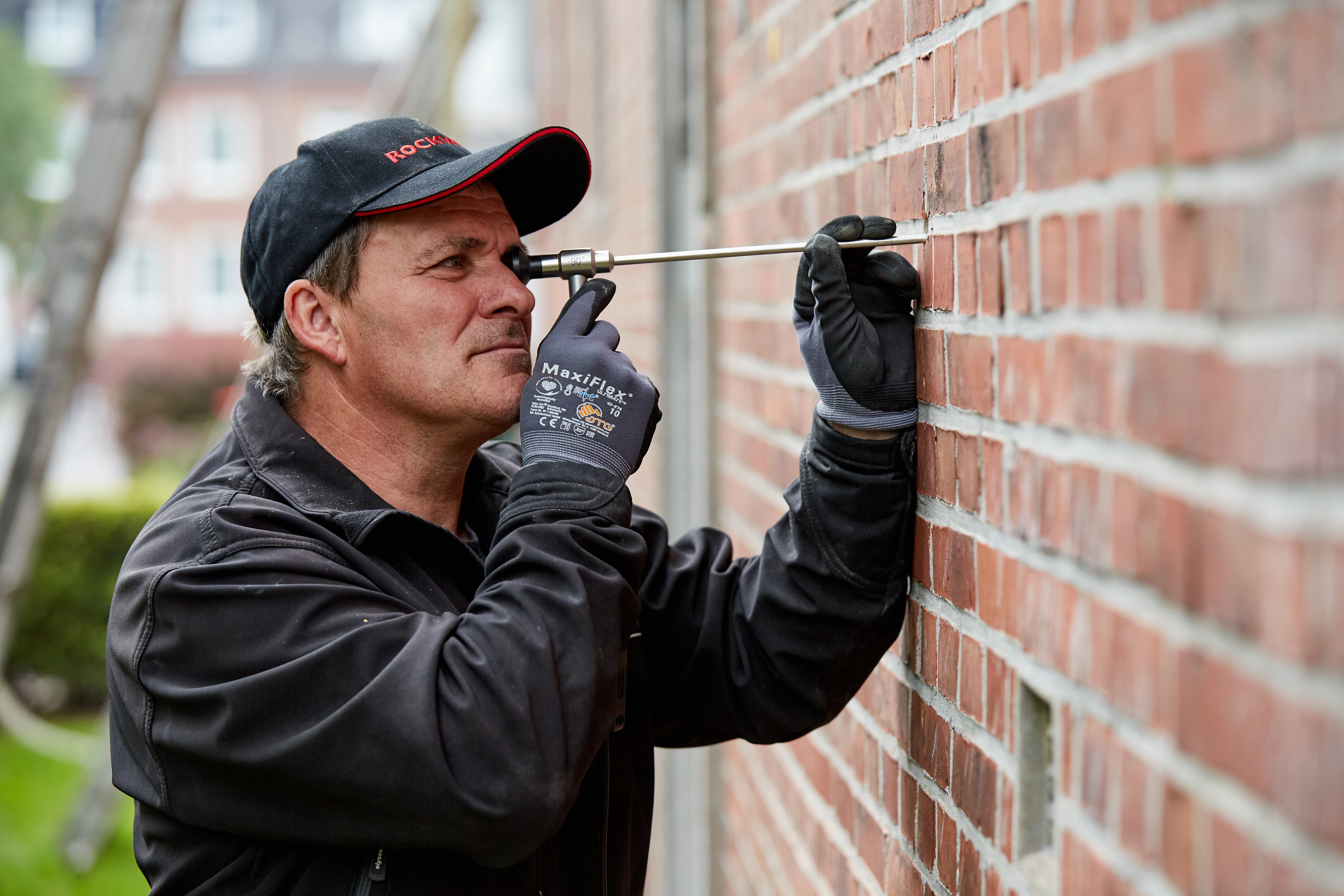 blow-in insulation, brick wall, eds, einblasdämmung, fillrock, fillrock kd plus, germany