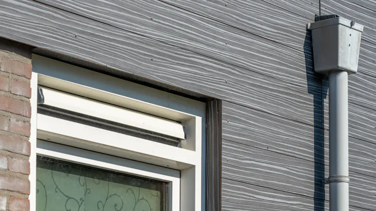 Case Study, Auke Stellingwerfstraat, NL, Rockpanel Woods, 8mm Ebony Limestone, UNI 8mm 7016 & 9001, Rockpanel Durable 8mm 7001