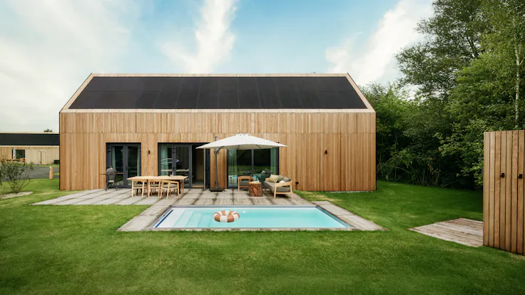 Unbrick timberframe - Rockzero project holiday homes.