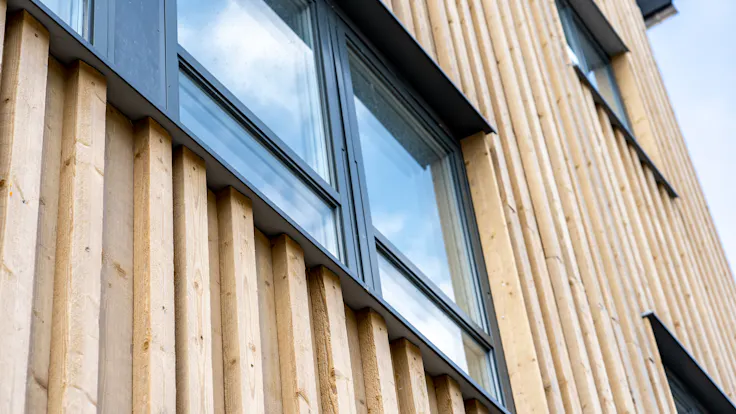 Reference case, Sweden, Växjö, Arken, KL-trä, massive wood, REDAir FLEX, REDAir LINK, apartments