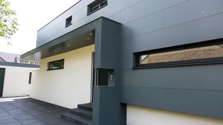 Revovation of a private house in Weert, The Netherlands with Rockpanel Colours exterior cladding
