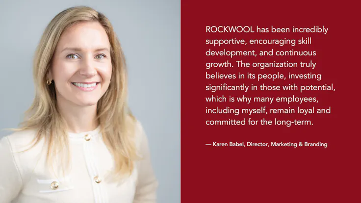 Careers Page Testimonial. Karen Babel, Director, Marketing & Branding